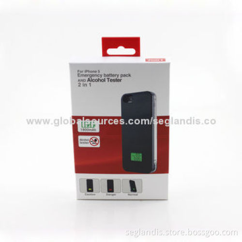 Battery Case with Alcohol Tester